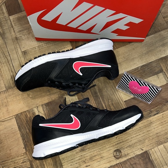 NIKE Downshifter 6 Black/Hyper Punch/Anthracite - Picture 3 of 8